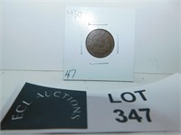 1830 CANADA LARGE CENT COIN