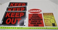 Assorted Property Signs