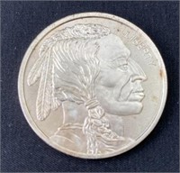 1ozt Silver Buffalo .999 Fine Round