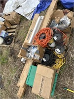 Pallet full of electrical and wires