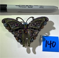 Heidi Daus Gemstone Butterfly Brooch- China