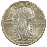 AU-58 1927 Quarter