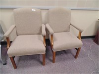 (2) Padded Arm Chairs from Room #413