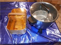 Deep Fryer-Heated Basket