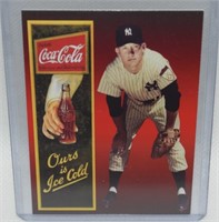 Mickey Mantle Coca Cola Promo ACEO Baseball Card