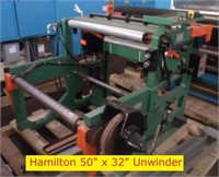 Hamilton 50" x 32" Portable Unwind, 3" Air Shaft