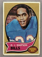 1970 O.J. SIMPSON ROOKIE TOPPS CARD