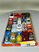 20 vintage cast toy cars