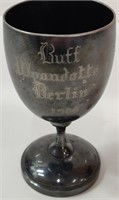 1906 Berlin Engraved Goblet Possibly Silver