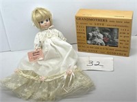 Collectible Porcelain Doll & Jewelry Box