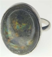 925 stamped labradorite ring size 8.5