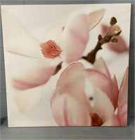 Large IKEA Pink Flower Canvas