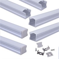 Muzata 6Pack 3.3FT/1M Spotless LED Channel System