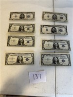 $5 & $1 Silver Certficates Lot $20 Face Value