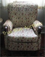 Vintage Upolstered Rocker Chair