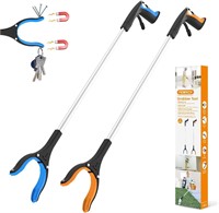 REWKCY 43" Grabber Tool  2-Pack  Rotating Jaw