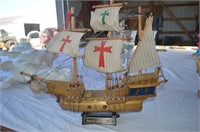 Santa Maria Model Ship (Excellent Condition)