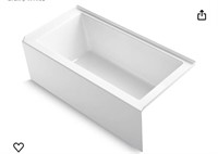 Kohler Acrylic Bathtub 3 Wall Alcove Farmhouse 60"