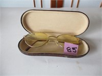 Vintage Glasses and Case