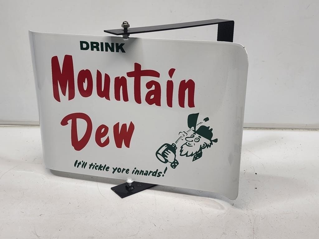 Mountain Dew Flange Spinner Sign