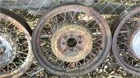 Vintage Hudson Car Wheel