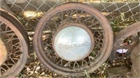Vintage Hudson Terraplane Car Wheel w/ Hub Cap