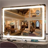 $110  FENNIO Vanity Mirror with Lights 32x22