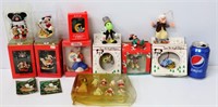 Lot of Disney Christmas Collectible Ornaments