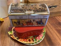 2 Tins and Serving Platters