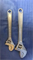 12" & 15" adjustable wrench