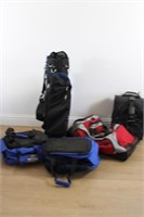 GOLF BAG, THERMOS COOLERS ETC