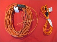 Extension Cords 1-100ft & 1-10ft 2pc lot