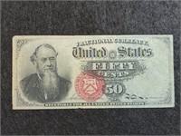 50c Fractional 4th Issue F-1376
