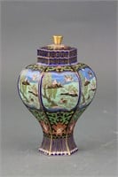 Chinese Fine Cloisonne Vase with Cover