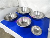 LOT, 23 PCS ASST SIZE S/S NESTING MIX BOWLS