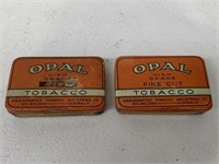 2 x Opal Tobacco Tins Melbourne