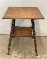 Antique Side Table w/ Carved Legs