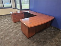 8' 8" u shape executive desk