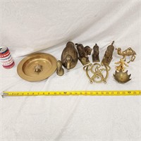 Group of Brass Metal Decor Items *See Photos*