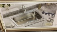 Allen+Roth Hoffman Stainless Single Bowl Sink $299