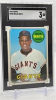 1969 Topps #190 Willie Mays SGC 3 Baseball Card