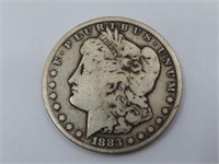 1883 CC Morgan Silver Dollar  ***TAX EXEMPT***