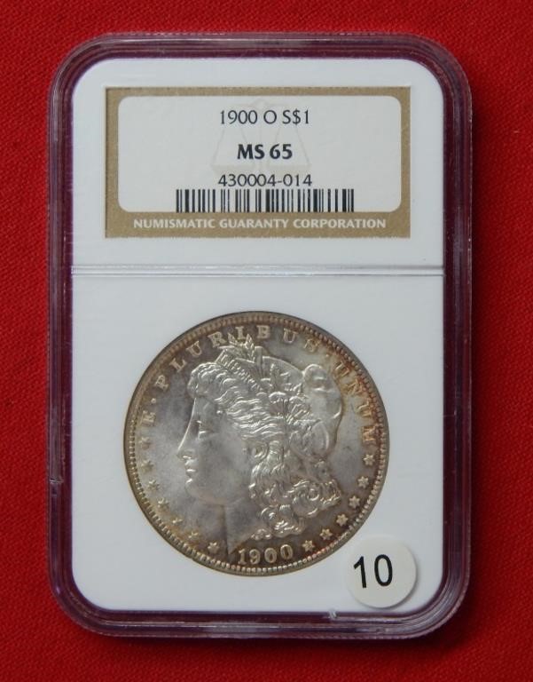 1900 O Morgan Silver Dollar NGC MS65