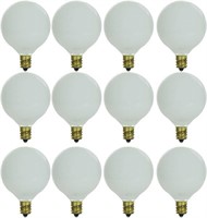 Sunlite 40161-SU G16.5 Globe Light Bulbs 40 Watts,
