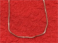 19in. 14k. yellow Gold Necklace 1.09 Grams