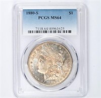 1880-S Morgan Dollar PCGS MS64