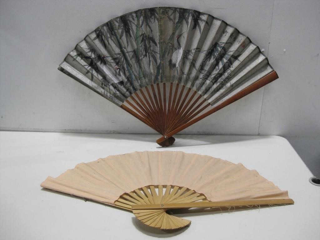 Two Asian Themed Fans