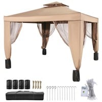 VEVOR Outdoor Canopy Gazebo Tent, Portable Canopy