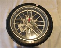 Tire Clock measures 14".