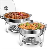 SET OF 2 CHAFING DISHES